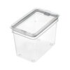 Medium Tall Dry Goods Storage Bin, 5” L x 8.1” W x 6” H, Clear