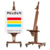 MEEDEN Extra Large Painting Easel: Solid Beech Wood Artist Studio Easel - Professional Art Easel Stand for Adults - Adjustable Movable Tilting Easels for Canvas up to 71"