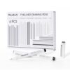 MEEDEN Micro Fineliner Drawing Pens: Fine Liner Pen 6 Pack, 0.4mm Black Waterproof Archival Ink for Sketching, Outlining, Illustration, Manga, Journaling and Everyday Drawing