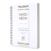 MEEDEN Mixed Media Paper Pad: 9" x 12" 112lb/165gsm Spiral Bound Mixed Media Sketchbook with DIY Cover - 60 Sheets Art Drawing Pad for Wet & Dry Media Watercolor, Acrylic, Markers, Pastels, Pencils