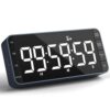 MeesMeek 7.8" Digital Kitchen Timer with Large LED Display, Magnetic Rechargeable Countdown Timer, 5 Alarms & 4 Volume Levels, 99H Count Up/Down Timer for Cooking, Classroom & Study