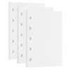 MEGAPENNA 120 Sheets A8 Planner Inserts Blank Binder Inserts | (5 Holes Binder Refill Paper 120GSM) Suited to Journaling/Planner/Notebook/Teacher Office Supplies