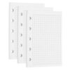 MEGAPENNA 120 Sheets A8 Planner Inserts Grid Binder Inserts | (5 Holes Binder Refill Paper 120GSM) Suited to Journaling/Planner/Notebook/Teacher Office Supplies