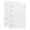 MEGAPENNA 80 Sheets A8 Planner Inserts Daily Planner Binder Inserts