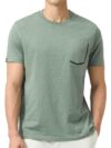 Mega Tshop Mens Pocket T Shirts 5.29 oz Cotton Blend Short Sleeve Tshirts Crew Neck Casual Basic Tee Regular Fit Lily Pad L