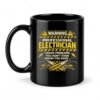 Mejlik Funny Electrician Coffee Mug, Professional Electrician Gift, Birthday Gift for Electrician, Christmas Gift for Electrical Worker, Apprentice Gifts, Funny Coffee Cup (11, ounces)