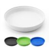 MEKA Deep Tuff Tray 27.8” Round Sensory Play Base, Heavy Duty Plastic Deep Spot Messy Activity Mud Water Sand Tray for Toddlers, Outdoor Indoor Open-Ended Learning Toy White