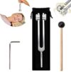 MELHA 128 Weighted Tuning Fork for Healing, Chakra Healing, Sound Therapy for Reducing Inflammation, Meditation, Relaxation, Sound Healing Instruments & Sound Therapy Instruments