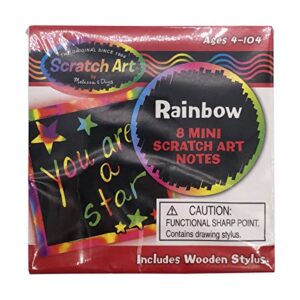 Melissa & Doug, Art Rainbow Mini Scratch Notes in Display