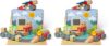 Melissa & Doug Blockables™ Vehicles Snap and Play, Mix and Match Connectable Wooden Building Blocks Play Set Toy for Preschool Boys and Girls (54 Pcs) (Pack of 2)