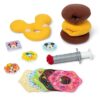 Melissa & Doug Disney Fill and Top DonutPlay Set - 4 Squishy Donuts and Wooden Toppings - Pretend Play Food Playset with Accessories, Preschool Learning Toys for Kids 3+ - FSC Certified