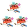Melissa & Doug Disney Snacks & Popcorn Wooden Play Food Set – 24 Pieces | Mickey Mouse, Minnie, Wooden Toy for Boys and for Girls 3+ - FSC Certified (Pack of 3)