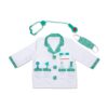 Melissa & Doug Doctor Costume, Pretend Play Dress Up Set (8-Pc) Stethoscope, Coat & Accessories, Role Play Toys for Kids 3+ (Pack of 6)
