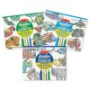 Melissa & Doug Jumbo 50-Page Kids' Coloring Pads 3-Pack - Animals, Vehicles, and Multi-Themed - FSC Certified