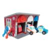 Melissa & Doug Keys and Cars Rescue Garage Wooden Toy Vehicles Set