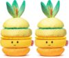 Melissa & Doug Multi-Sensory Pineapple Soft Stacker Infant Toy - Stacking Toys for Babies, Pineapple Stacking Toy for Infants (Pack of 2)