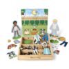 Melissa & Doug Occupations Magnetic Dress-Up Wooden Pretend Play Set (74 pcs) - Magnetic Dress-Up Dolls for Kids (Pack of 6)
