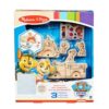 Melissa & Doug PAW Patrol Wooden Vehicles Craft Kit - 3 Decorate Your Own Vehicles, 3 Play Figures