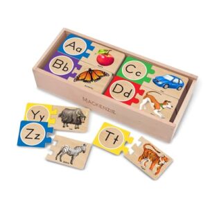 Melissa & Doug Self-Correcting Alphabet Wooden Puzzles with Storage Box (52 pcs) ABC Puzzles, Wooden Alphabet Puzzle for Kids Ages 4+ (Pack of 6)