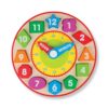 Melissa & Doug Shape Sorting Clock - Wooden Educational Toy (Pack of 6)