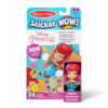 Melissa & Doug Sticker Wow!™ 24-Page Activity Pad and Sticker Stamper, 300 Stickers, Arts and Crafts Fidget Toy Collectible Character – Disney Princess Ariel - for Kids Ages 3+ - FSC Certified