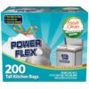 Member Mark Power Flex 13-Gallon Tall Kitchen Trash Bags, Fresh Scent, 200 ct.