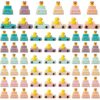 Memorywuu 72 Pcs Mini Resin Ducks for Car Tiny Duck Miniature Duck Gifts for Table Party Decorations, School Party Supply Favor Classroom Prize