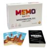 MEMO Washington, D.C. Landmarks – Memory Matching Card Game for Adults, Kids & Teens – Educational Family Travel Game with 50 Cards & QR Facts – 1-5 Players, Ages 7+