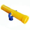 Menolana Children Telescope Kids Pretend Pirate Telescope Toy Spyglass Playground Scope with Sturdy Weather Resistant Housing for Swingset Setup Suitable for, Yellow