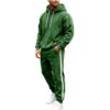 Men's Casual Hoodie and High Elastic Waist Sweatpants Sweatsuit