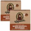 Men Soap Bar – Wood Barrel Bourbon Scent 5 oz – Dr Squatch Soap for Men – Body Bars Men's Manly Sasquatch – Pack of 2