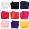 Men's Solid Color Small Square Towel Set Pocket Accessories Chest