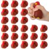 Meooeck 24 Pcs Turkey Stress Ball for Adults Mini Thanksgiving Party Favors Cute Squeeze Fidget Animal Ball Fun for Adults Office Thanksgiving Party Gift Give Thanks ADHD Autism Anxiety