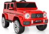 Mercedes-Benz Licensed G63 12V Kids Ride On Car, Ride on Toys with Parental Remote Control, Durable Material Body, Upgraded Motors, LED Lights & Music, Safe Electric Car for Toddlers,High Window Red