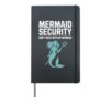 Mermaid Security Don't Mess With My Mermaid Hardcover Journal, Black