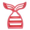 Mermaid Tail Shelf 3D Printed Ocean Girls Room Trinket Display