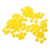 MERRYHAPY 1800pcs Bright Yellow Plush Pom Poms for Crafts, 0.4 Inch Decorative Fuzzy Balls for Handmade Crafts Projects and Classroom Party Decorations