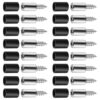 MERRYHAPY 50 Sets Shelf Support Pegs with Self-Tapping Screws and Non-Slip Sleeves, Metal Shelf Pins for Wooden Furniture, Easy Installation, for Retail Display Cabinets and Student Dorms