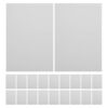 MERRYHAPY 50 Sheets White Puzzle Glue Saver Sheets with Sticky Adhesive Backing for Jigsaw Preservation, Paper Material with Easy Removal and Smooth Application, for Home and Office Décor