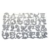 Metal 26 Letters Cutting Dies Paper Art Making Cutting Template Embossing Stencil Template for Letter Metal Dies Cuts for Card Making