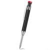 Metal Carpenter Pencil With Built-in Sharpener For Deep Hole Marking On Wood And Metal - 45mm Long Nib Tip(A)