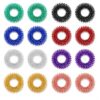 Metal Decompression kit – 16 Pack Spiky Sensory Rings for Anxiety Stress Relief, 8 Assorted Colors