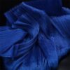 Metallic Pleated Fabric Wedding Stage Decoration Dress Fashion Designer Sewing Material Cloth