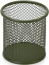 Metal Mesh Pen Holder Circular Desktop Organizer Caddy