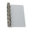 Metal Refillable Partition Binder Clip for Journal Planner Scrapbooking Project and Document Organization Secondary Rings Document Clip