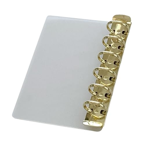 Metal Side Binder Clip Insert Board with Refillable Dividers for Notebooks, Crafting Projects, School Supplies Adjustable Side Insert Pad Loose Pad Space Saving Partition Clip Creative Studio