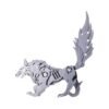 Metal Wolf Model - Laserr Cut Precision Joint, Detachable 3D Assembly Kit