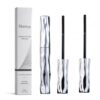 Metrivya Waterproof Fiber Mascara, Lengthening and Volumizing Mascara with Precision Metal Wand, Smudge-Resistant Black Brown Mascara for Defined Natural-Looking Lashes, Buildable Eye Makeup