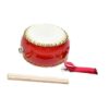 MEYZJRC Kids Drum Percussion Toy Wooden Drum Set Hand Drum Adjustable Strap Sensory Learning Musical Instrument with Wood PVC Body Suitable for Children Boys