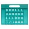 MianBiz Solo Mahjong Practice Board, 3D Printed Green Charleston Trainer Practice Board for Left Right Across Passing Order NMJL Learning Tool & Beginner Mahjong Accessory Gift